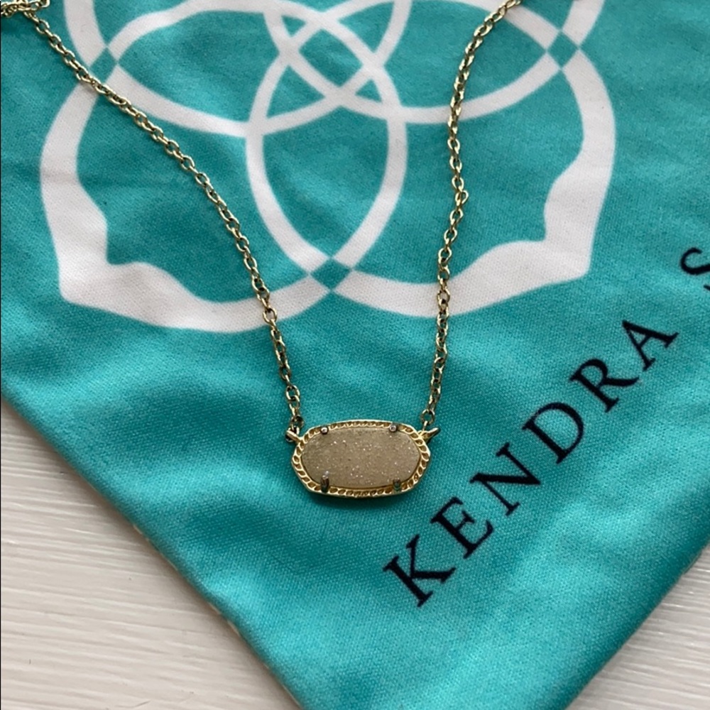 Kendra Scott Druzy gold chain necklace